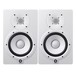 Yamaha HS7W Full-Range Studio Monitors, White with Iso Pads (Pair) - 2
