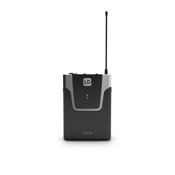 LD Systems U308 Dual Headset Wireless Microphone System, Bodypack Front