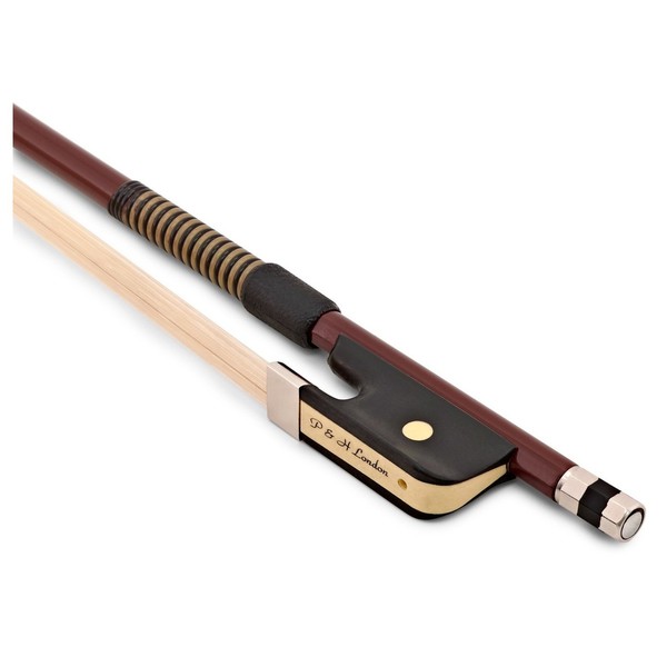 P&H Double Bass Bow Fibreglass, 1/4-1/8, Frog