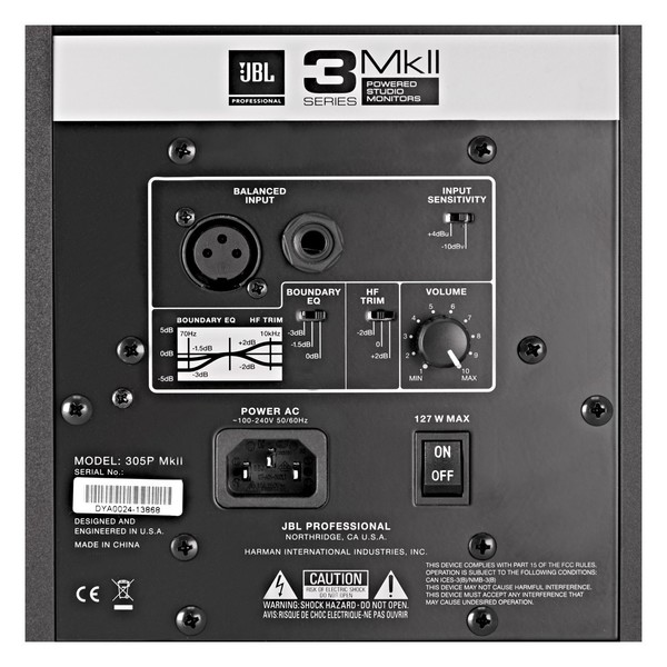 JBL 305P MKII Studio Monitor, Pair - 6