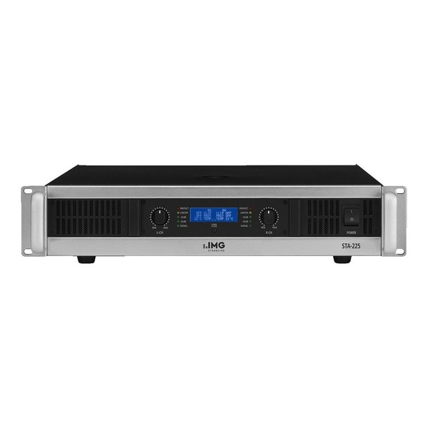 IMG Stageline STA-225 Stereo PA Amplifier, Front