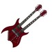 BC Rich B Legacy Doubleneck, Trans Red - front