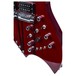 BC Rich B Legacy Doubleneck, Trans Red - controls