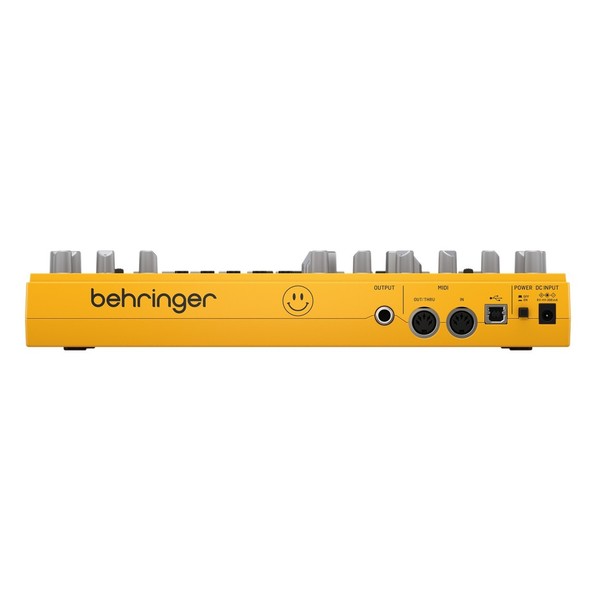 Behringer TD-3-AM Analog Bass Line Synthesizer, LTD Yellow - Back