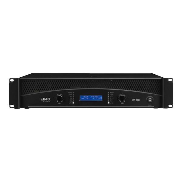 IMG Stageline STA-1400 Professional Stereo PA Amplifier, Front