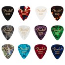 Fender 351 Shape Celluloid Medley Extra Heavy, 12er Plektrenset