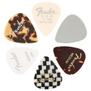 Fender Picks 351 Shape Material Medley Medium. Pack of 6