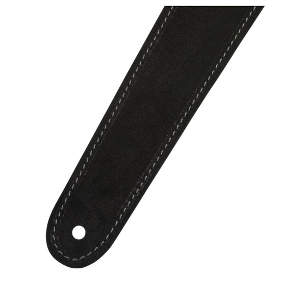 Fender Reversible 2" Suede Strap, Black/Gray end