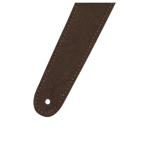 Fender Reversible 2" Suede Strap, Brown/Tan end