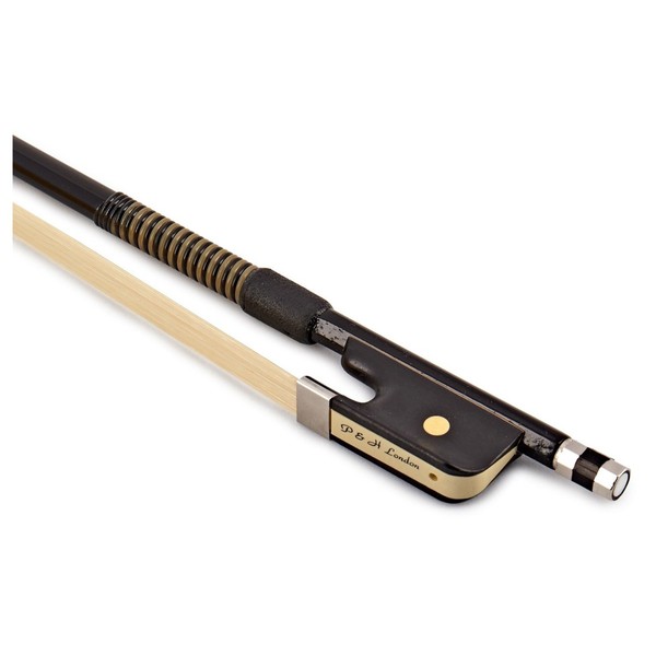 P&H Cello Bow Black Fibreglass, 1/4, Frog