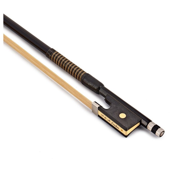 P&H Violin Bow Black Fibreglass, 1/8, frog