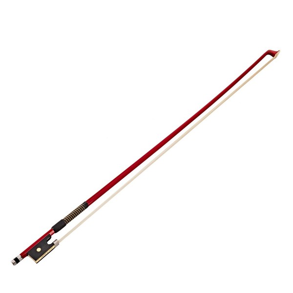 P&H Violin Bow Red Fibreglass, 1/2, Side
