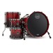 Mapex Saturn V Exotic 22'' Sound Fusion Shells, Cherry Mist