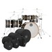 Mapex Armory 22'' LA Fusion 6-teilige Schalenpackung mit Beutelset, Black Dawn