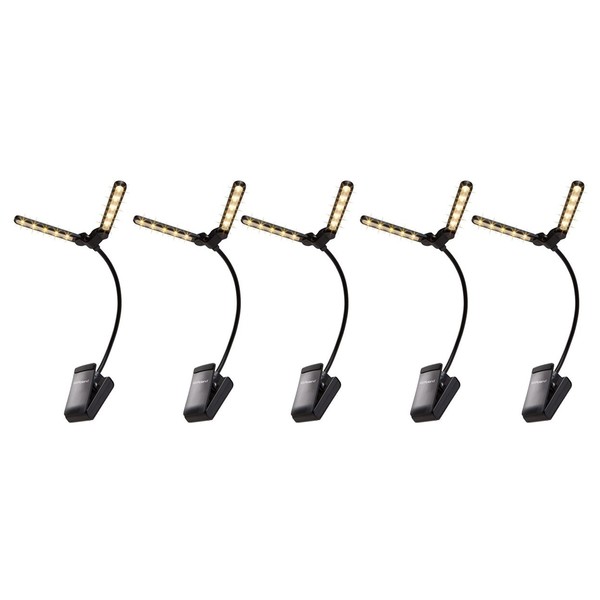 Roland LCL-45W Split Bar LED Clip Light, Pack of 5