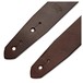 Bear Straps Basic Guitar Strap, Brown w/ Brass Buckle