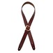 Bear Straps Basic Guitar Strap, Red w/ Brass Buckle