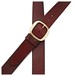 Bear Straps Basic Guitar Strap, Red w/ Brass Buckle