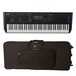 Yamaha MODX7 with Gator GK-76 Case