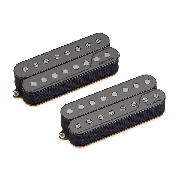 Fishman Fluence Javier Reyes 8-String Pickup Set, Black - Main