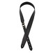 Bear Straps Bear Broadway Guitar Strap, Black w/ Brass Connector