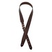 Bear Straps Bear Broadway Guitar Strap, Brown w/ Brass Connector