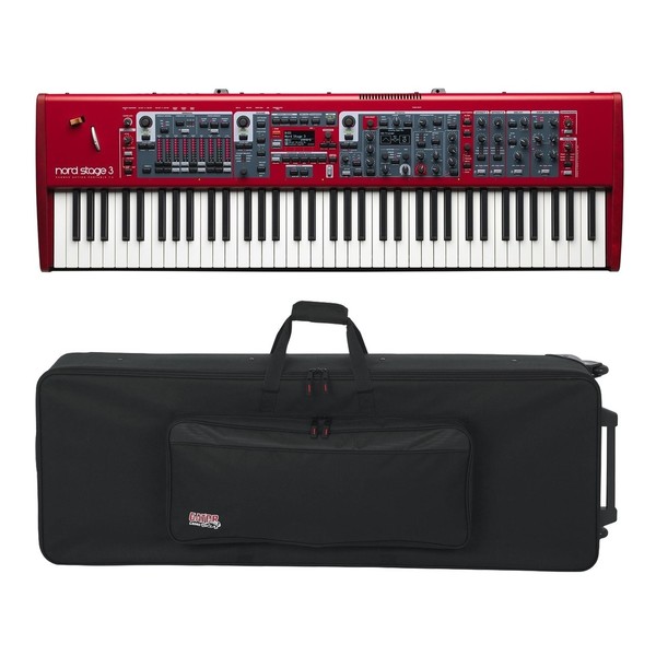 Nord Stage 3 HP76 with Gator GK-76 Case - Full Bundle