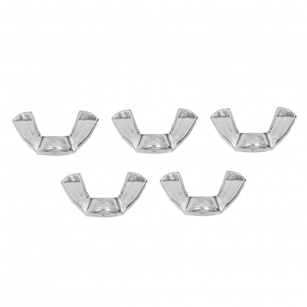 Gibraltar 8mm Light Duty Wing Nut, 5 Pack