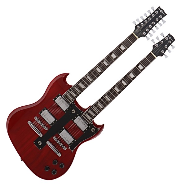 Brooklyn Double Neck Guitar by Gear4music main