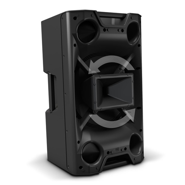 LD Systems ICOA 15 Passive Coaxial PA Speaker, Black, Front without Grille