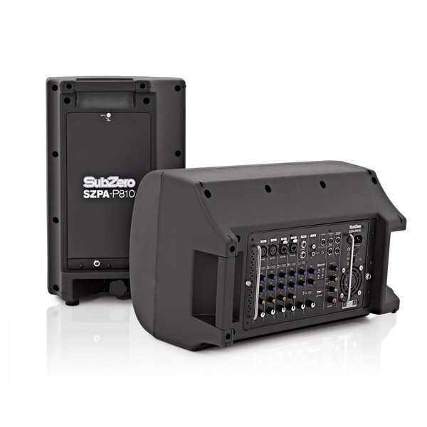 SubZero SZPA-P810 700W 10" Portable PA System with Bluetooth