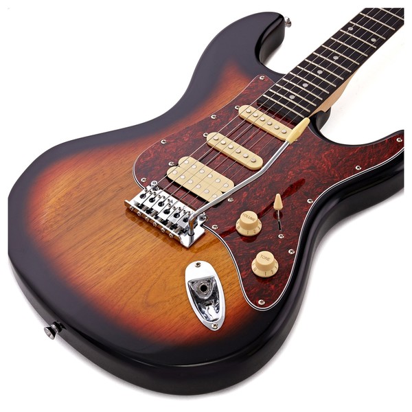 LA Select Electric Guitar HSS by Gear4music, Sunburst