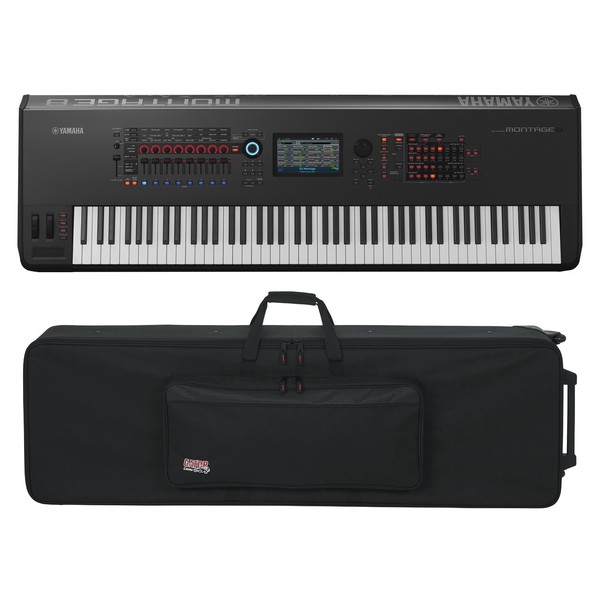 Yamaha MONTAGE 8 with Gator GK-88 Case - Full Bundle