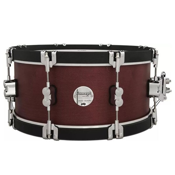 PDP by DW Concept Classic 14 x 6.5" Snare, Ox Blood/Ebony Hoops