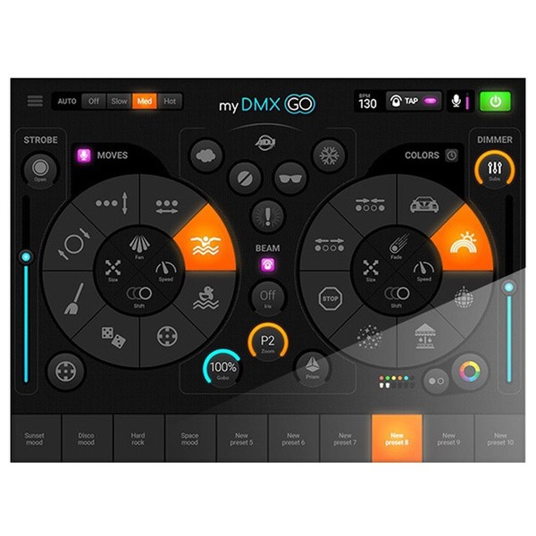 ADJ mydmx GO Wireless DMX Control System, Software