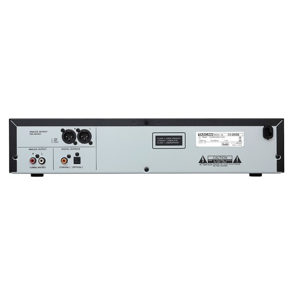 Tascam CD-200SB Solid-State and CD Player - back