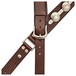 Bear Straps Concho Guitar Strap, Brown