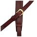 Bear Straps Slim Padded Guitar Strap, Red w/ Brass Buckle