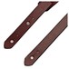 Bear Straps Slim Padded Guitar Strap, Red w/ Brass Buckle