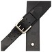 Bear Straps Classic #2 Guitar Strap, Black w/ Silver Buckle