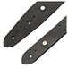 Bear Straps Classic #2 Guitar Strap, Black w/ Silver Buckle