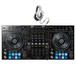 Pioneer DDJ-RZ Professional DJ Controller with V-Moda Headphones - Full Bundle