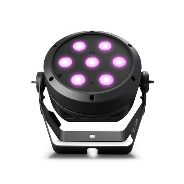 Cameo ROOT PAR 4 7 x 4 W RGBW LED PAR, Front Tilted Upward