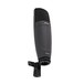 Shure KSM32 Condenser Microphone, Charcoal - Microphone in Clip