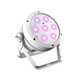 Cameo ROOT PAR 4 White 7 x 4 W RGBW LED PAR, Front Angled Right