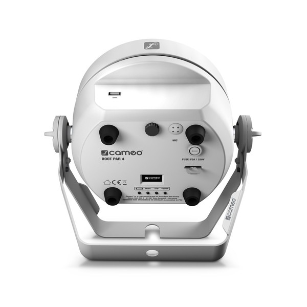 Cameo ROOT PAR 4 White 7 x 4 W RGBW LED PAR, Rear