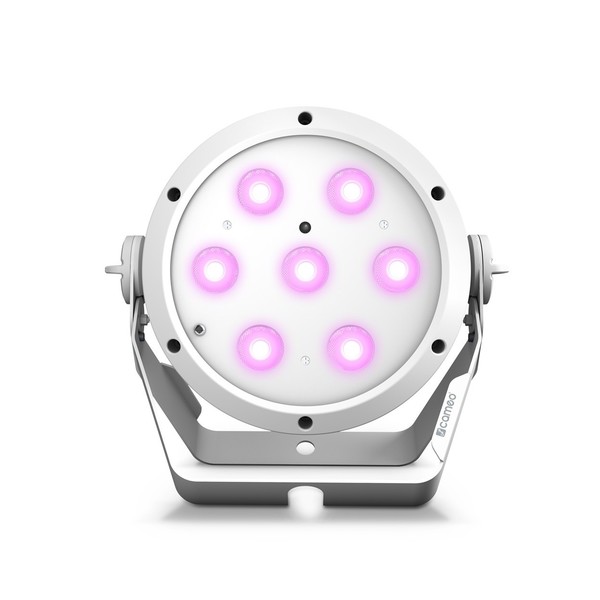 Cameo ROOT PAR 4 White 7 x 4 W RGBW LED PAR, Front