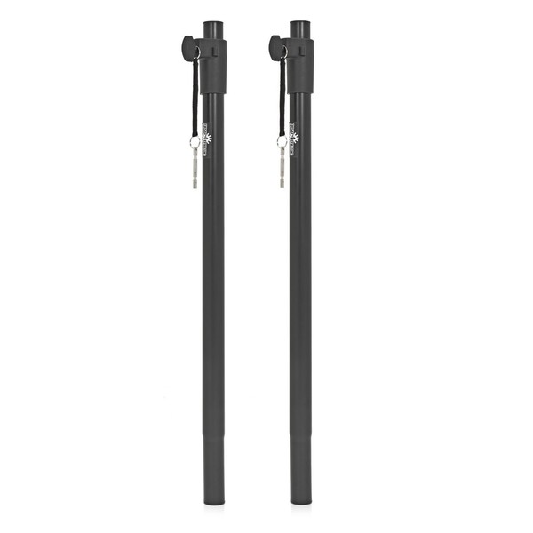 PA Speaker Poles, 35mm, by Gear4music, Pair