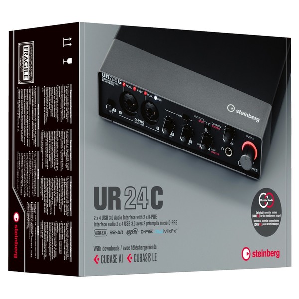 Steinberg UR24C USB 3 Audio Interface at Gear4music