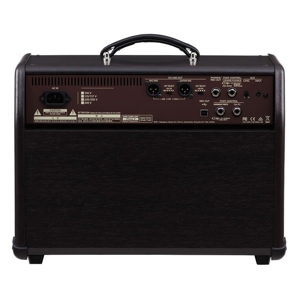 Boss Acoustic Singer Pro Amplifier with Cover - amp back